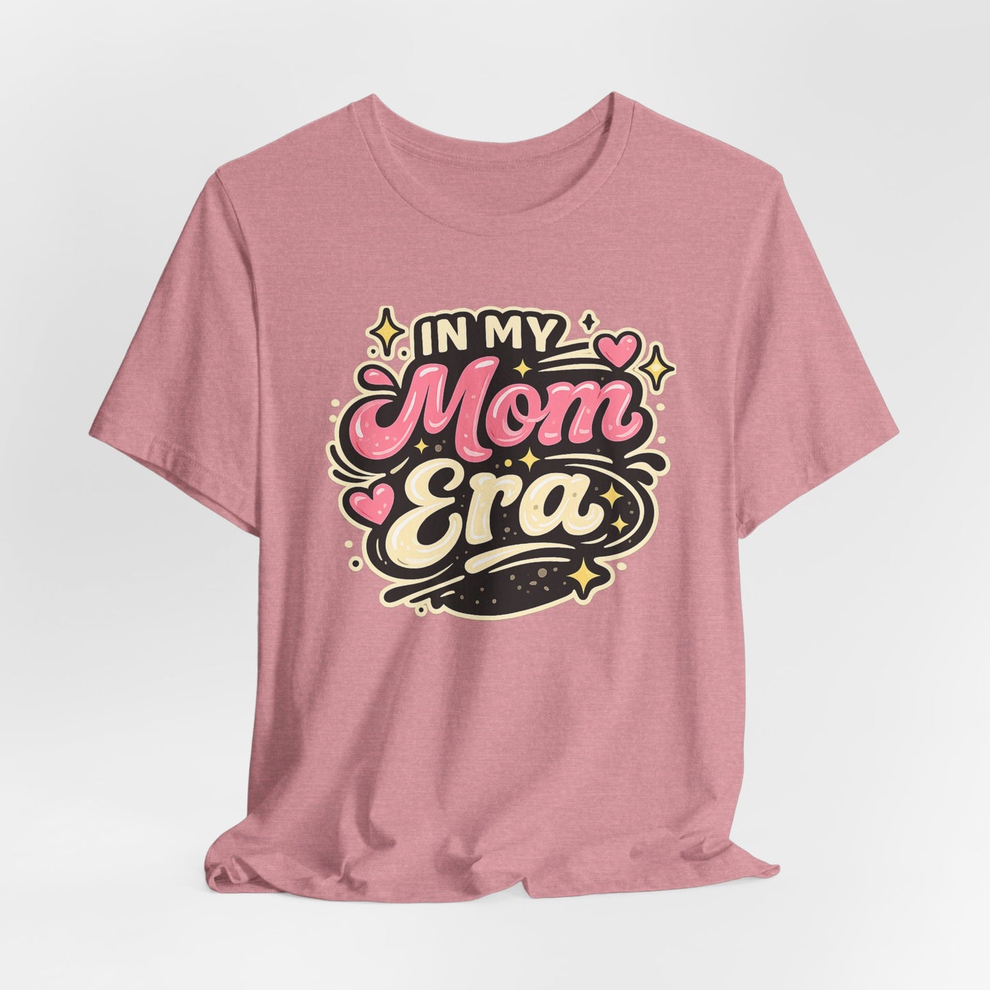 In My Mom Era Tee | Retro Pink Script Design