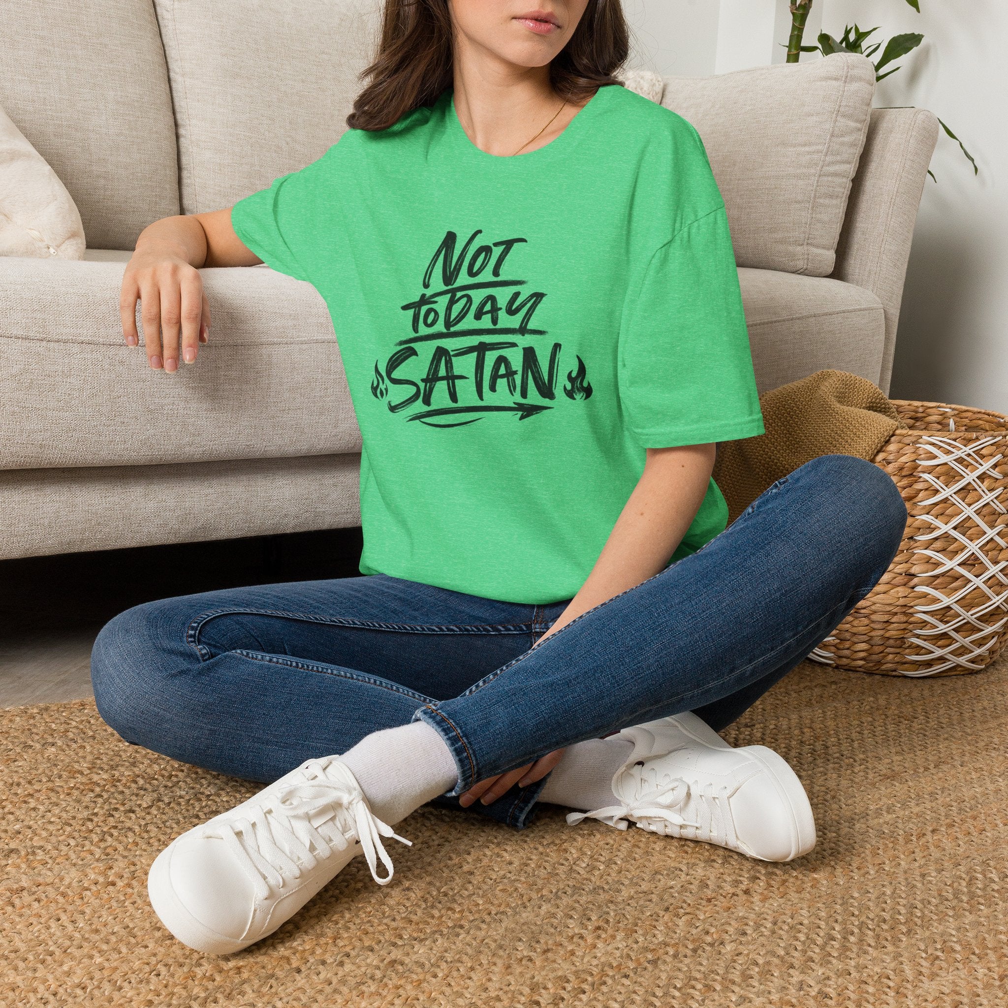 Not Today Satan Unisex T-Shirt