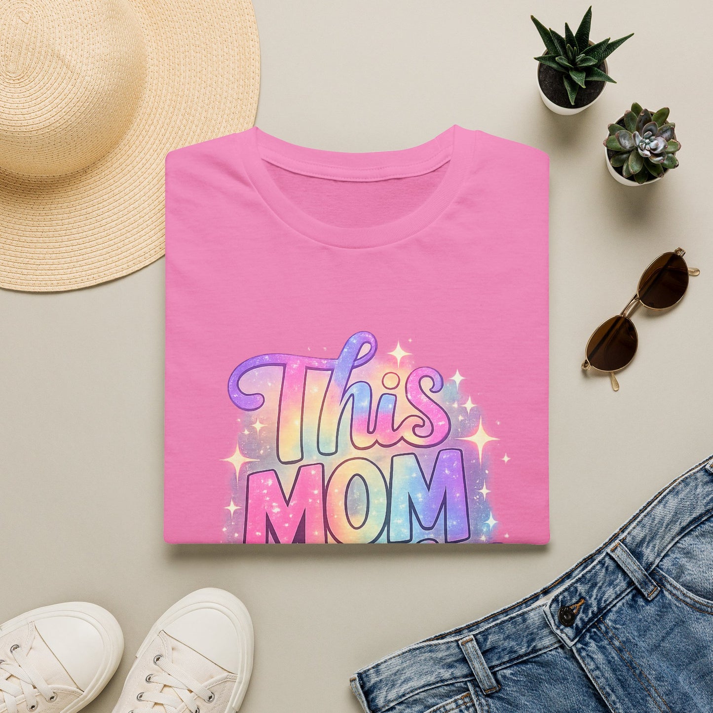This Mom Sparkles Unisex Shirt