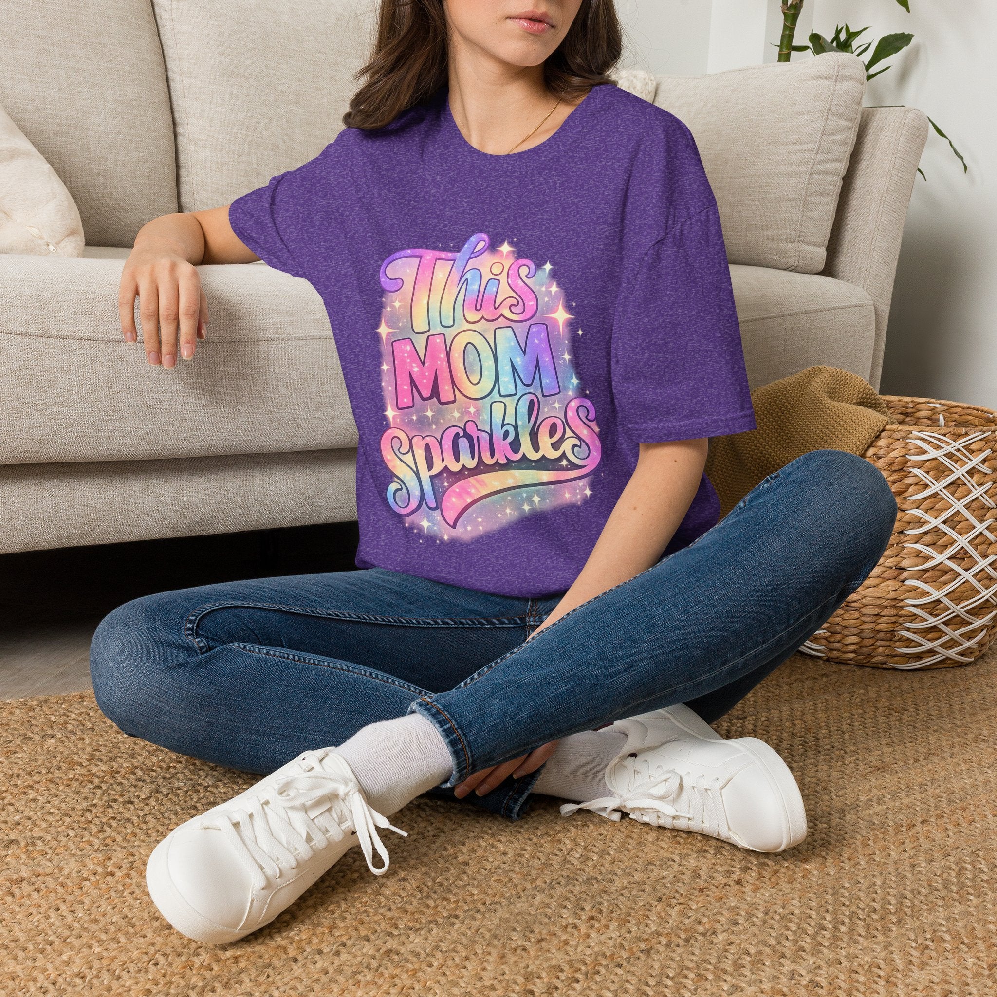 This Mom Sparkles Unisex Shirt
