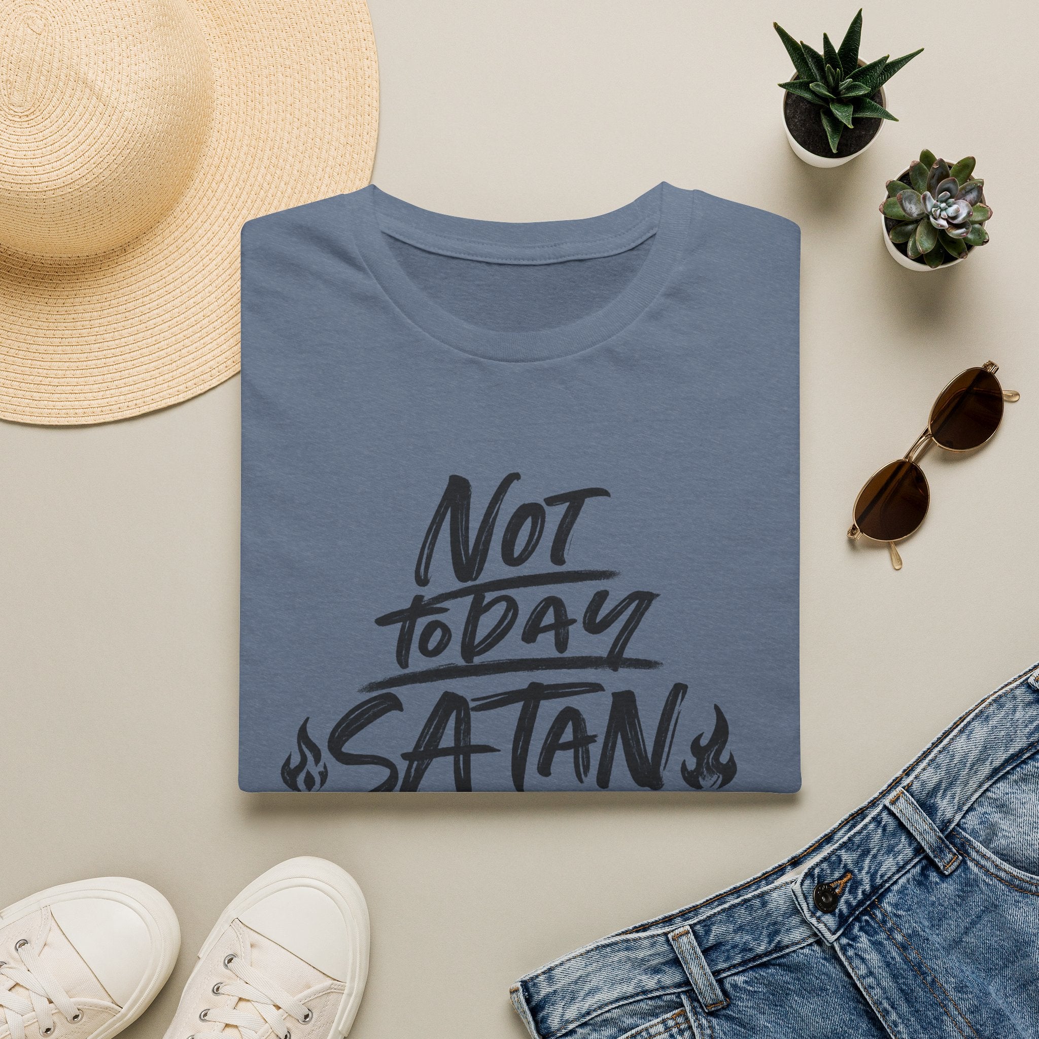 Not Today Satan Unisex T-Shirt
