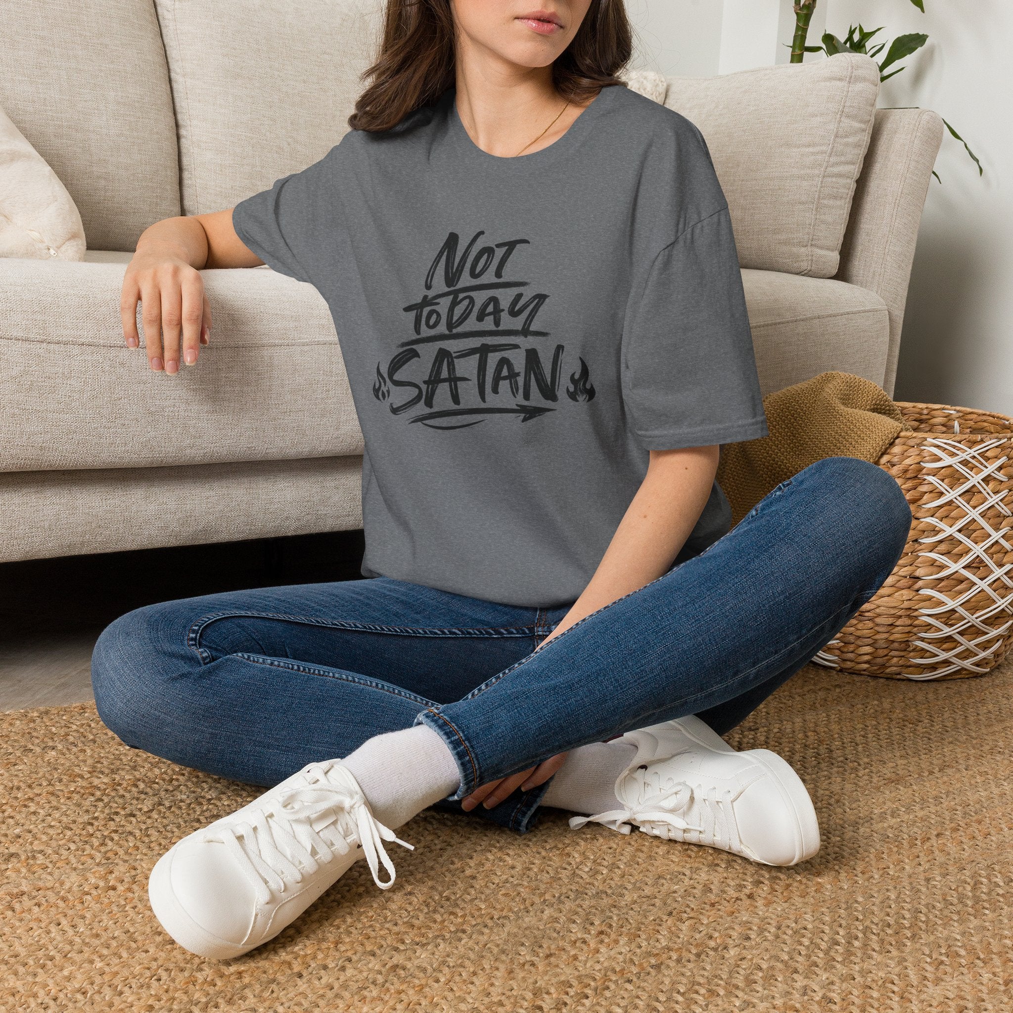 Not Today Satan Unisex T-Shirt