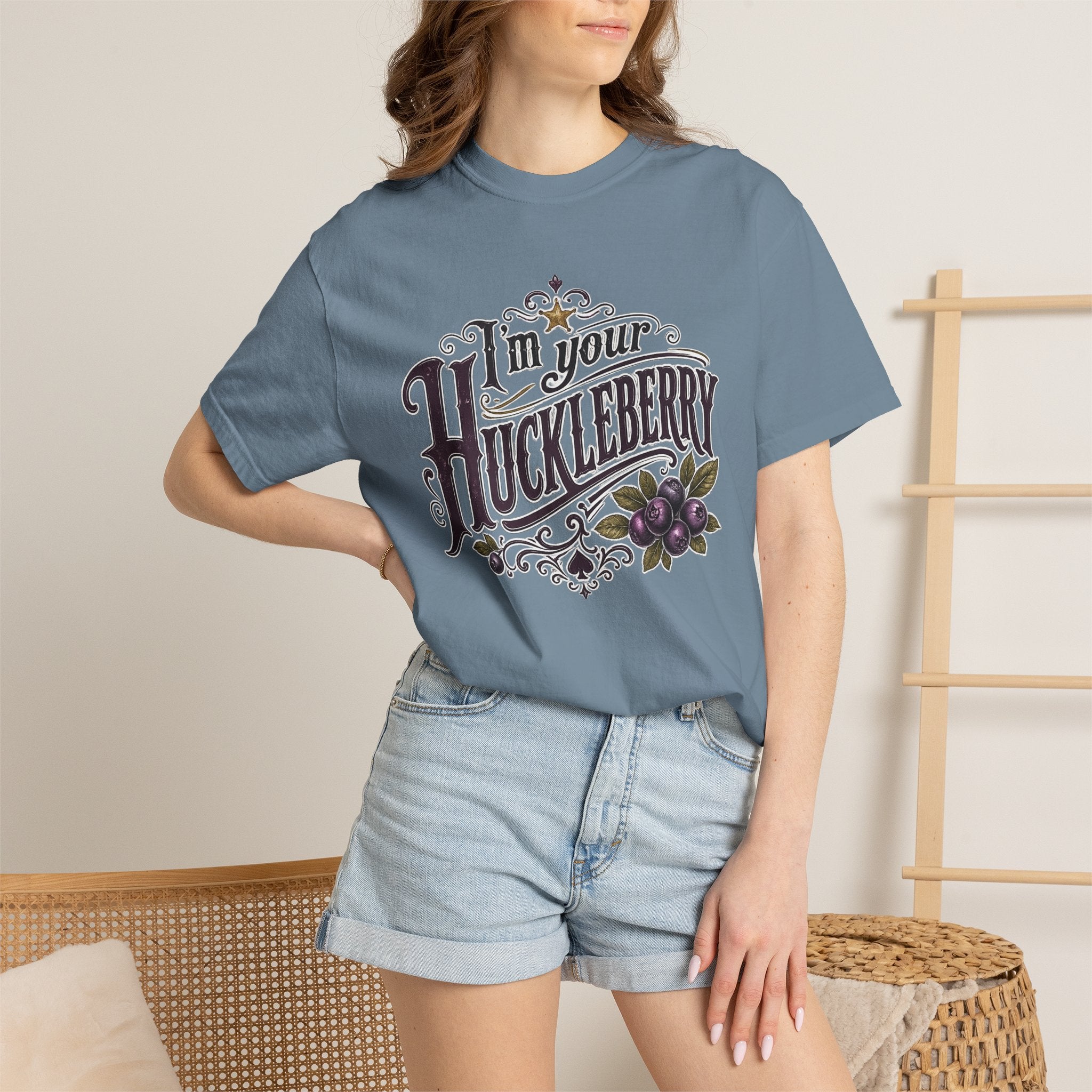I'm Your Huckleberry T-shirt | Vintage Huckleberry Illustration