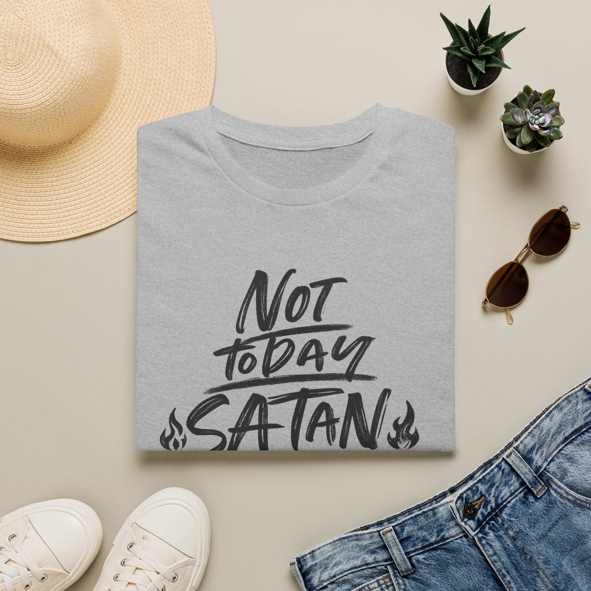 Not Today Satan Unisex T-Shirt