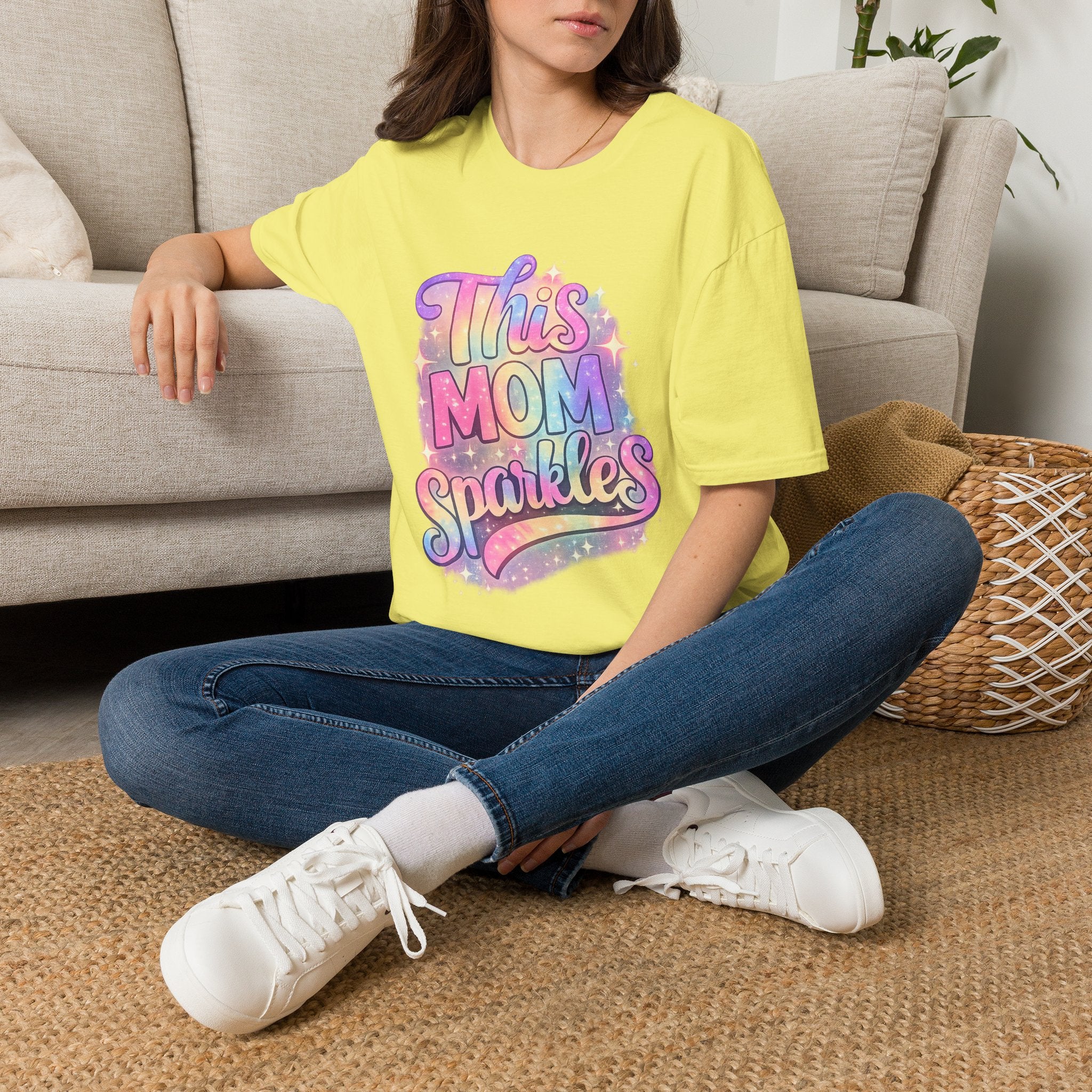 This Mom Sparkles Unisex Shirt
