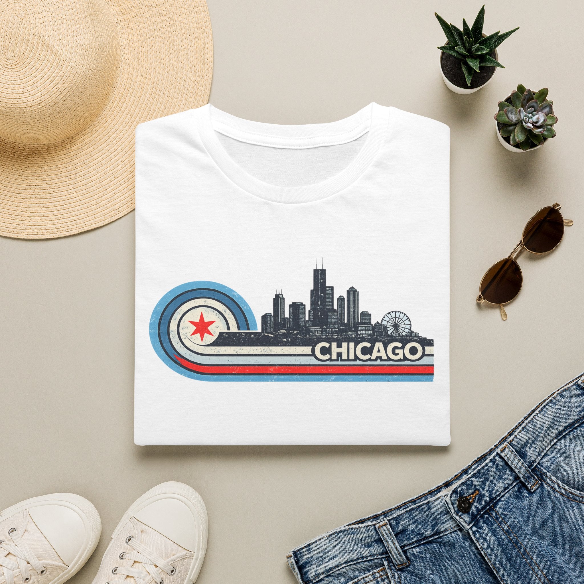 Chicago Skyline Unisex Shirt