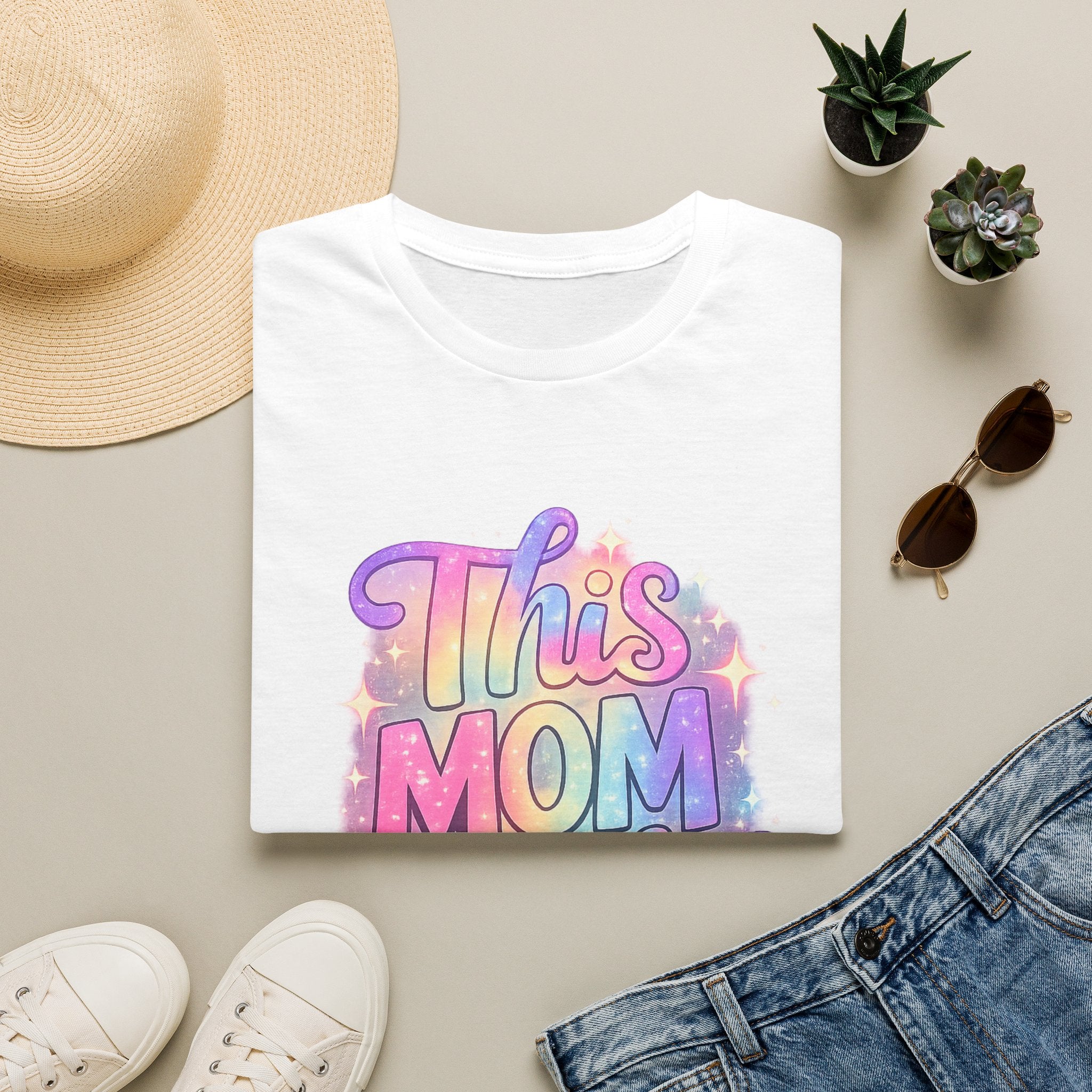 This Mom Sparkles Unisex Shirt