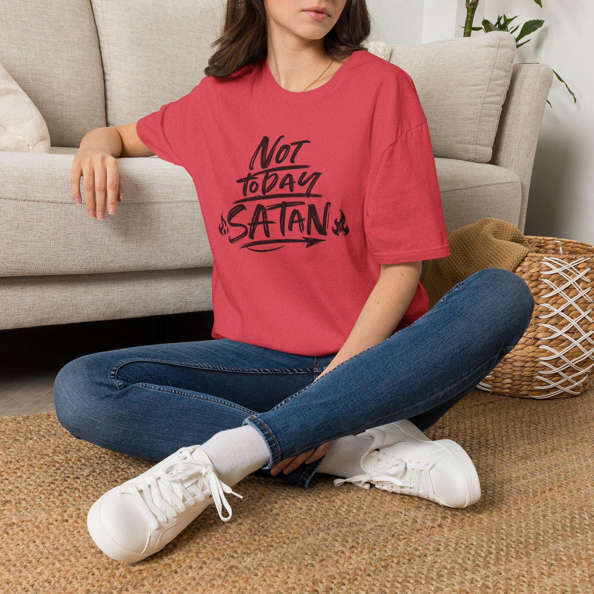 Not Today Satan Unisex T-Shirt