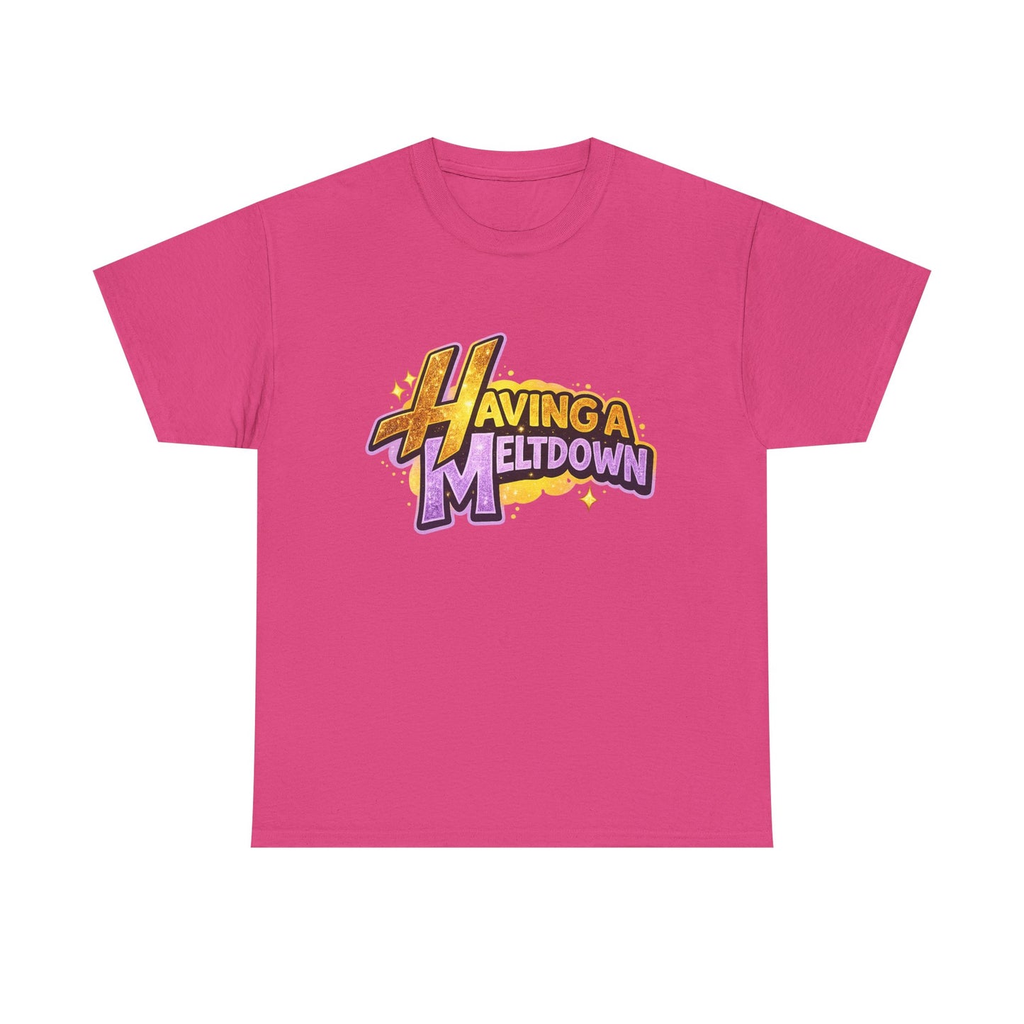 Having a Meltdown T-Shirt | Retro Comic Text Tee