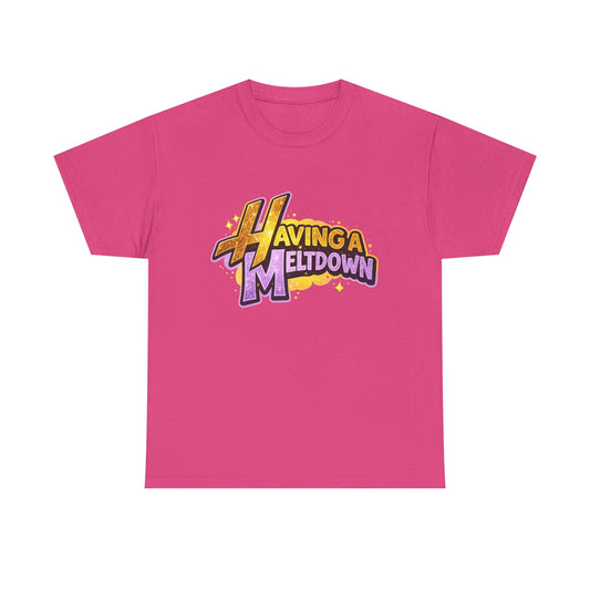 Having a Meltdown T-Shirt | Retro Comic Text Tee