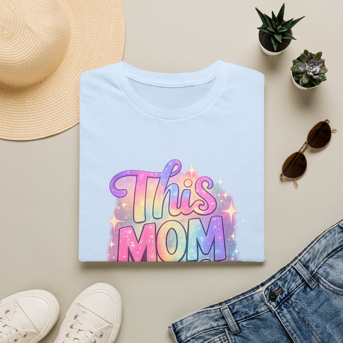This Mom Sparkles Unisex Shirt