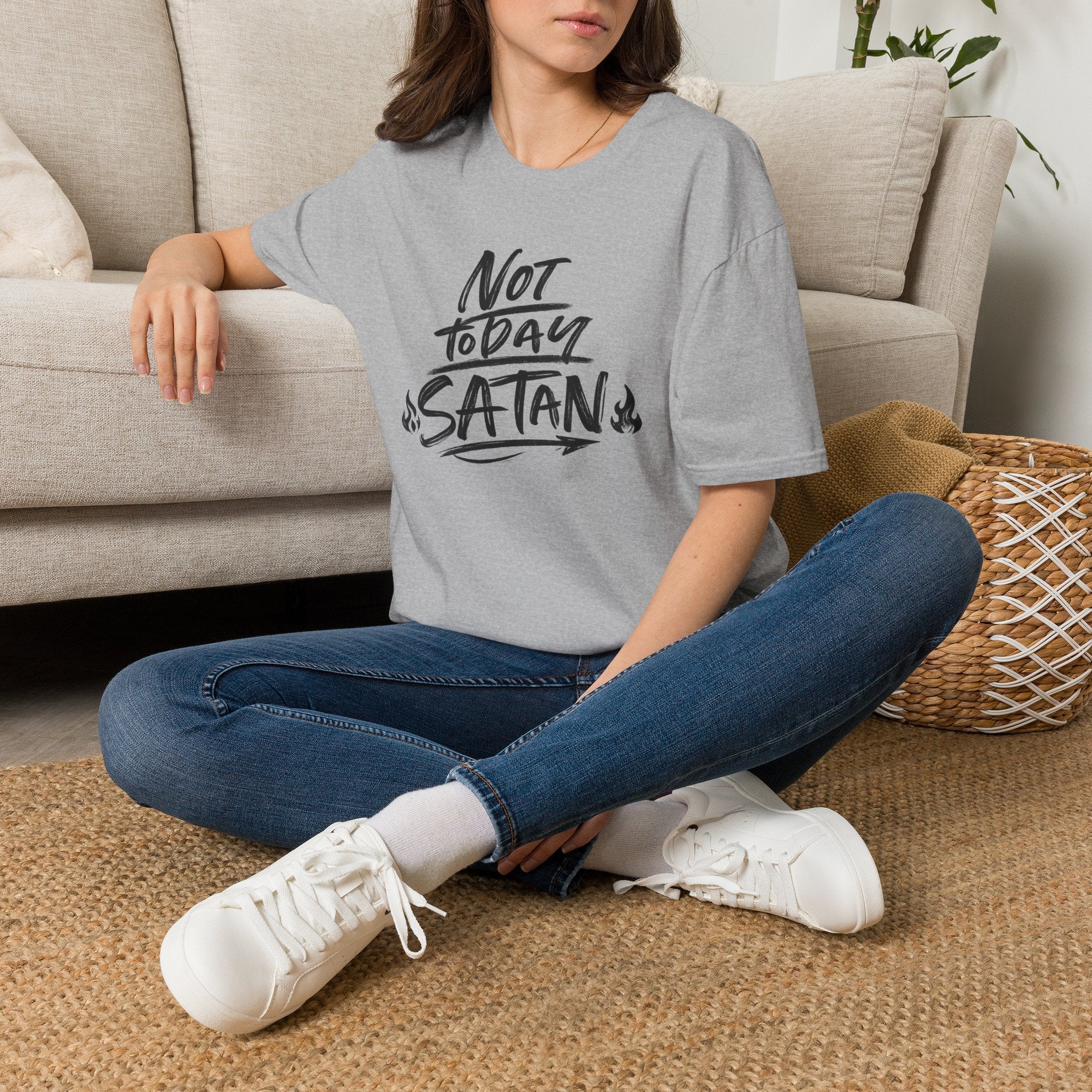 Not Today Satan Unisex T-Shirt