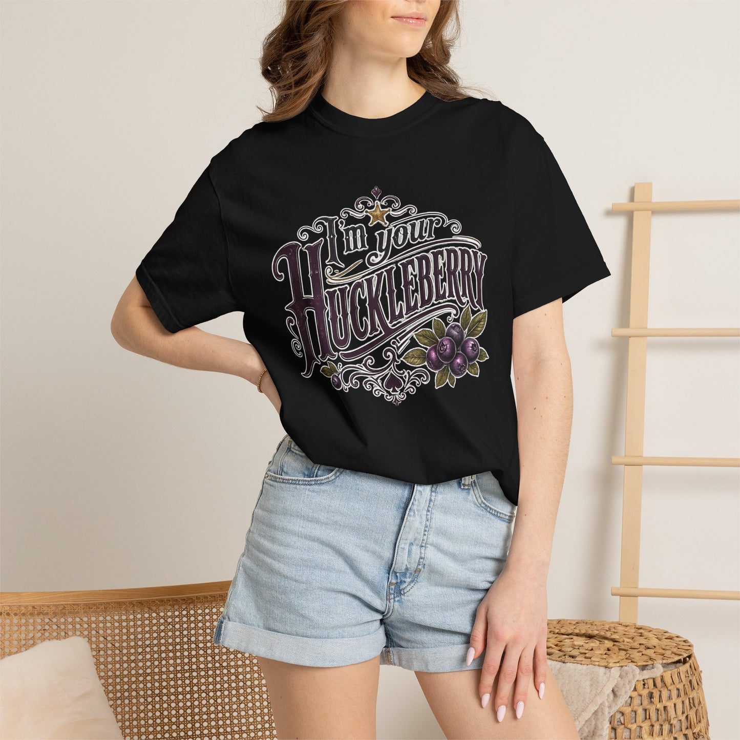 I'm Your Huckleberry T-shirt | Vintage Huckleberry Illustration