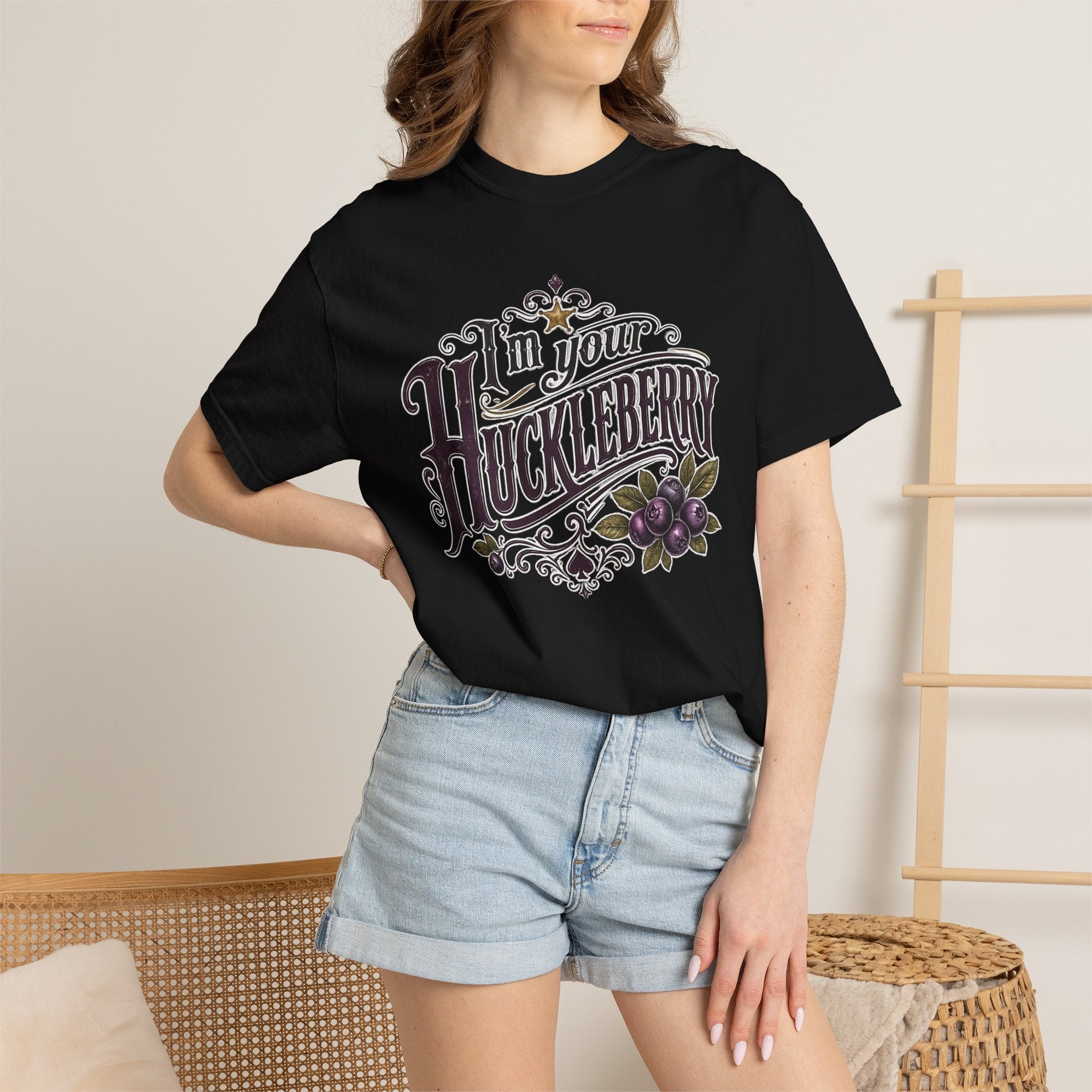 I'm Your Huckleberry T-shirt | Vintage Huckleberry Illustration