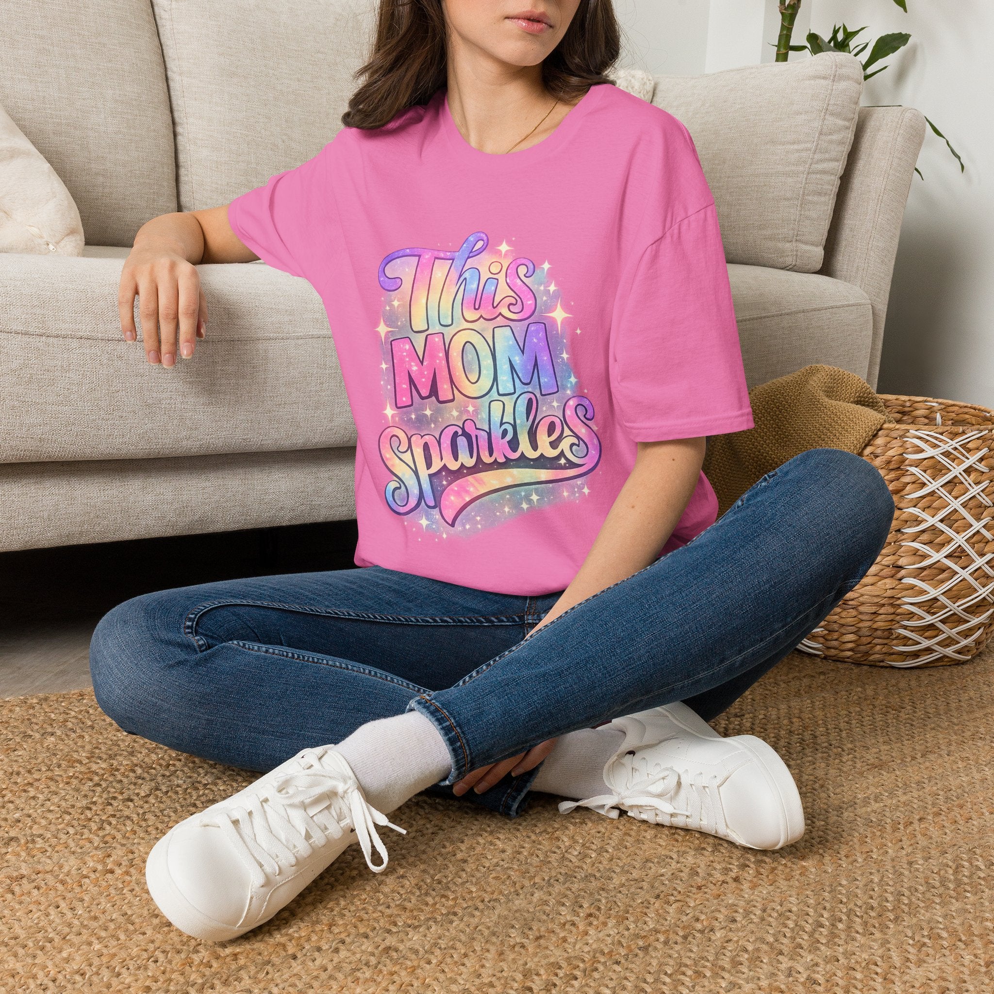 This Mom Sparkles Unisex Shirt