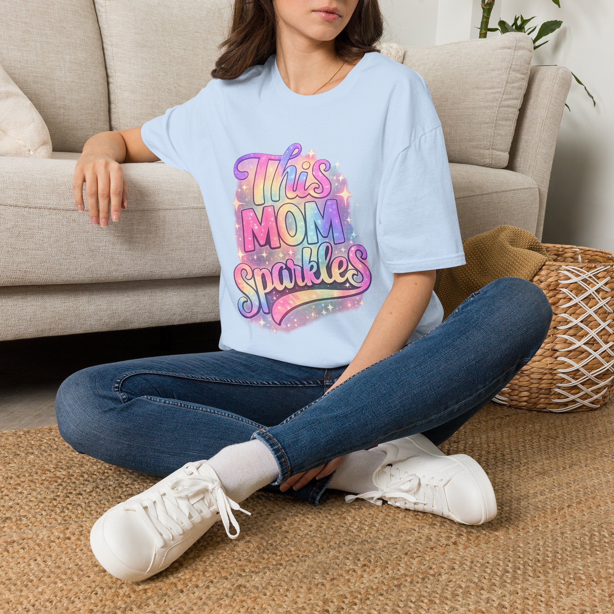 This Mom Sparkles Unisex Shirt