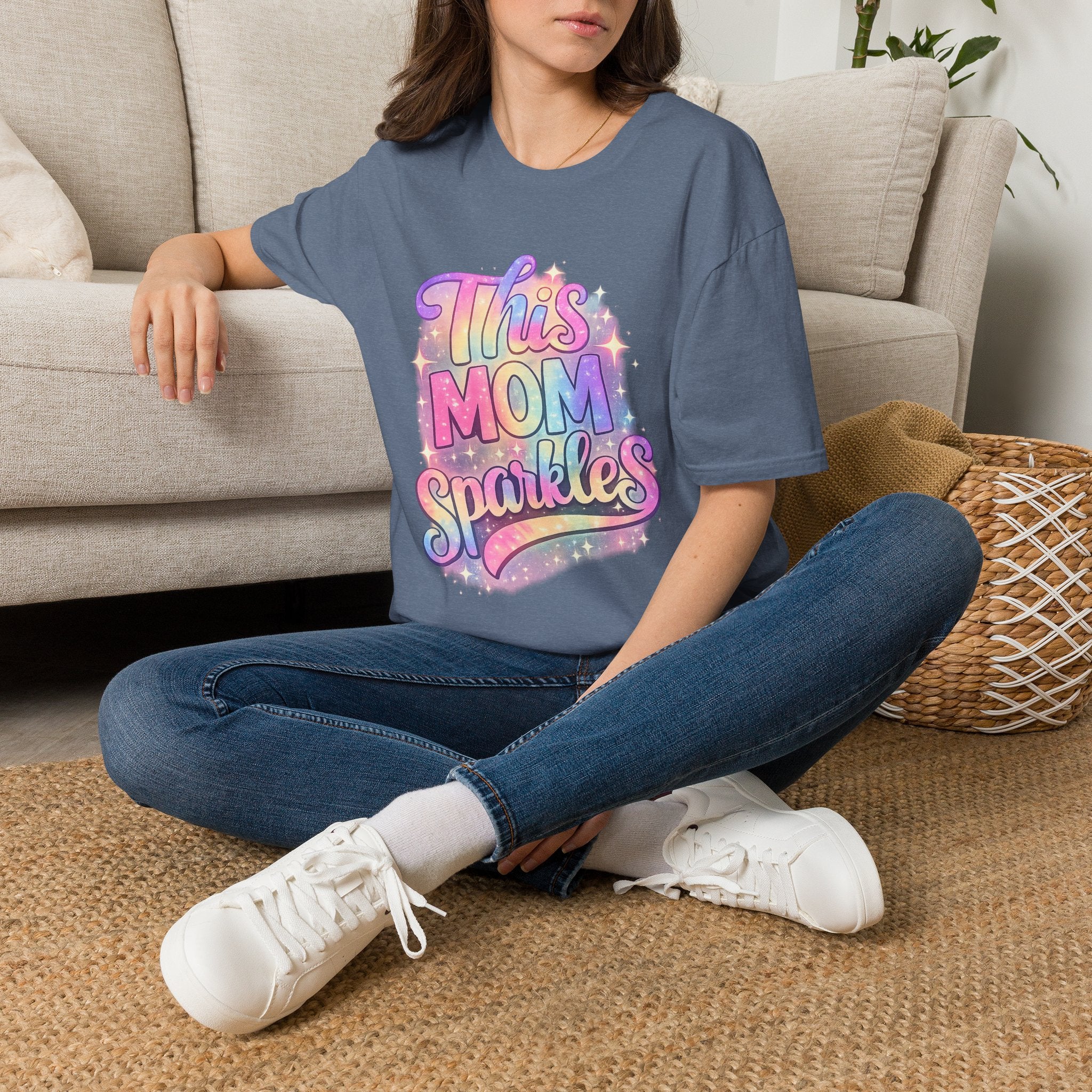 This Mom Sparkles Unisex Shirt
