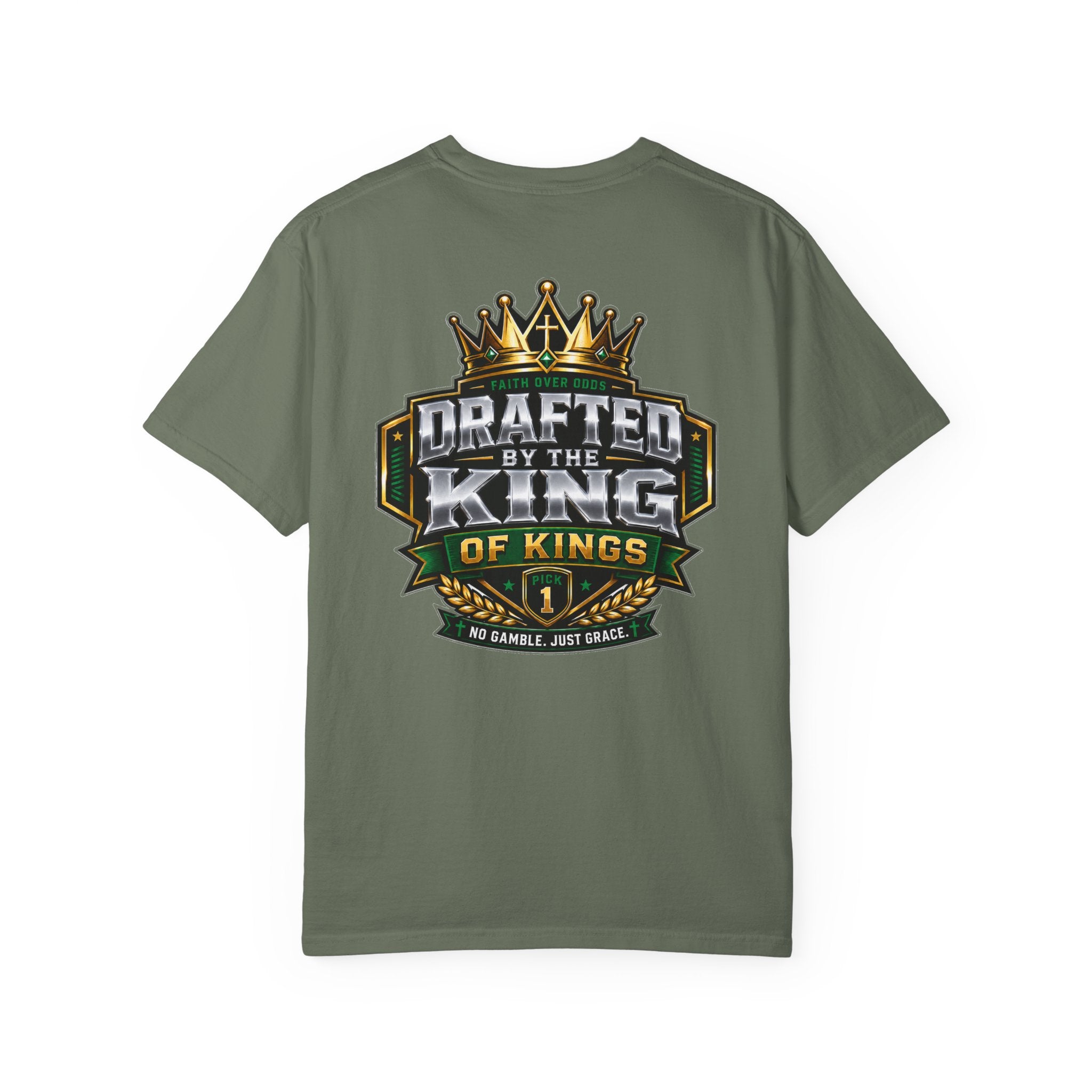 Drafted by the King of Kings T-shirt | Christian Unisex Graphic Shirt