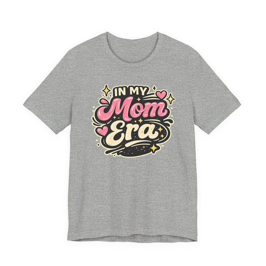 In My Mom Era Tee | Retro Pink Script Design