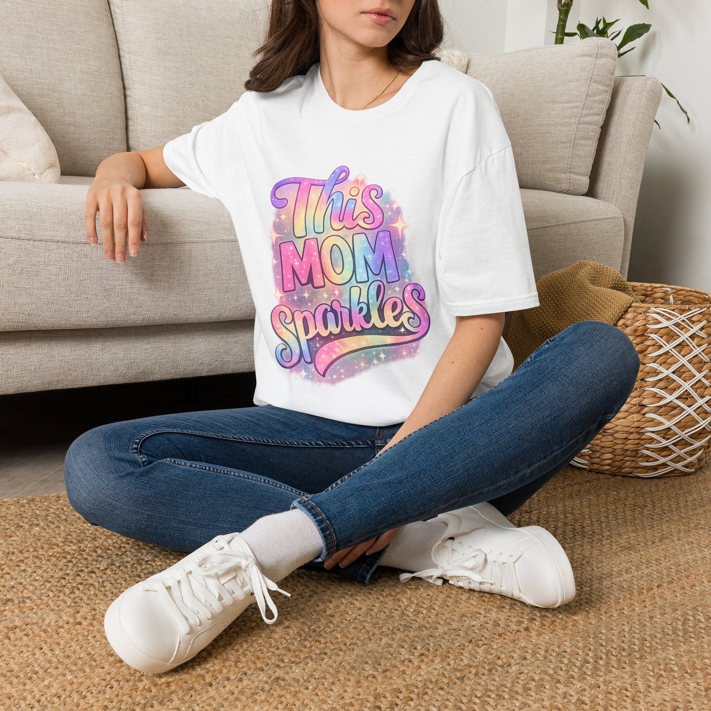 This Mom Sparkles Unisex Shirt