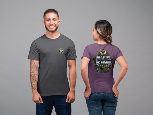 Drafted by the King of Kings T-shirt | Christian Unisex Graphic Shirt