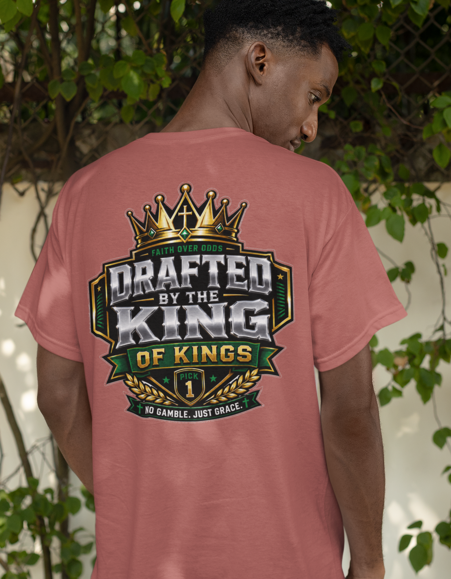 Drafted by the King of Kings T-shirt | Christian Unisex Graphic Shirt