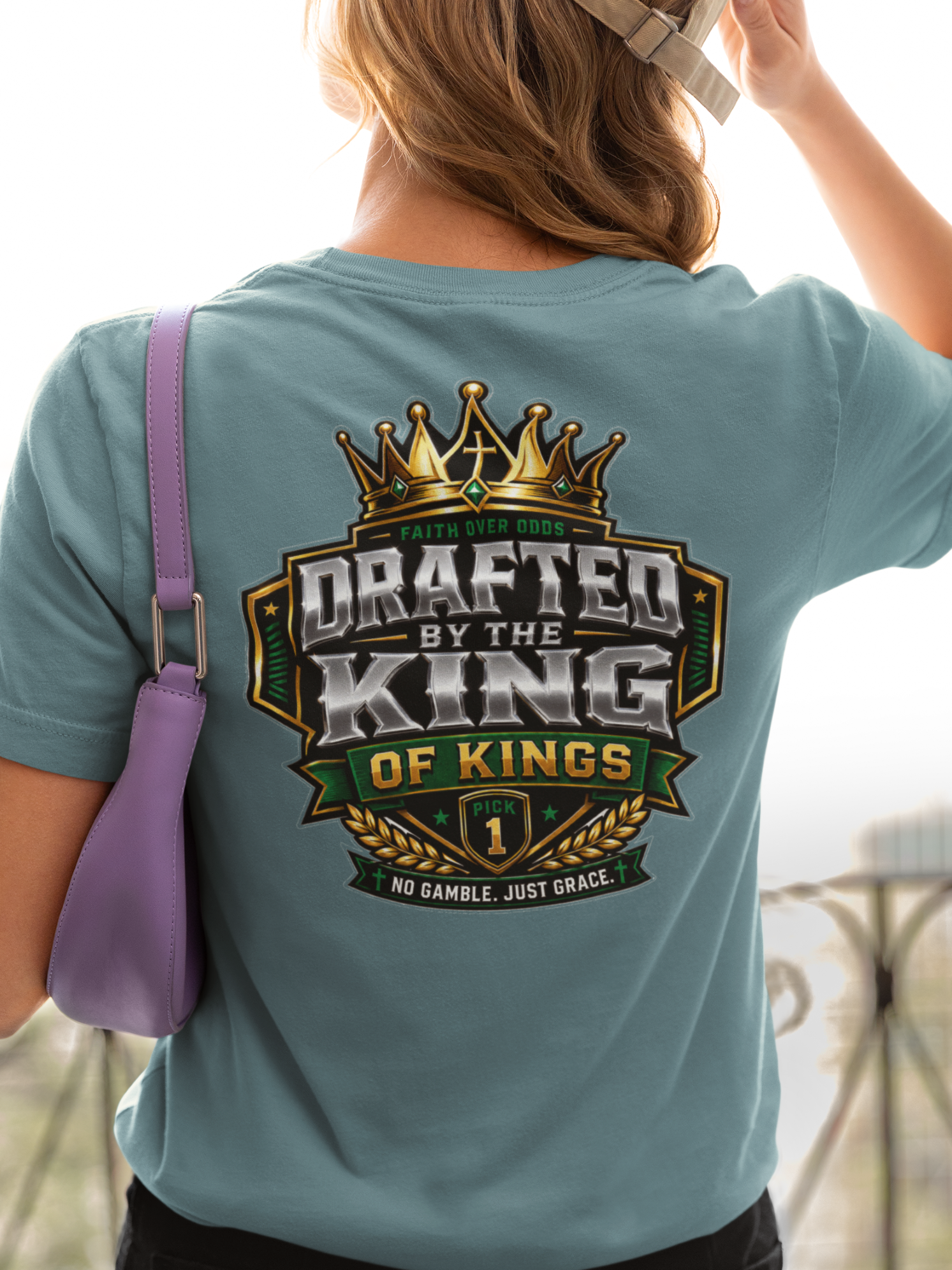 Drafted by the King of Kings T-shirt | Christian Unisex Graphic Shirt