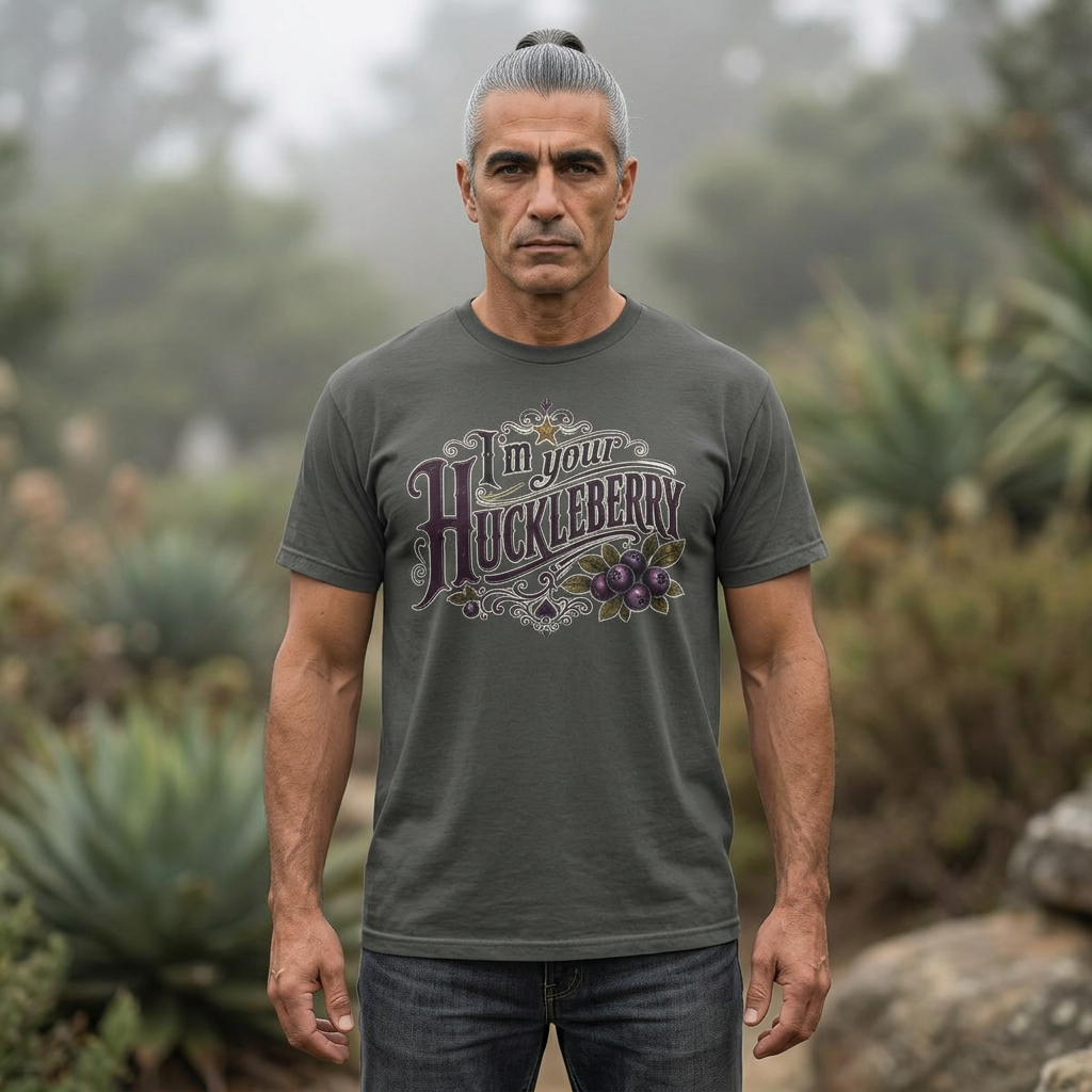 I'm Your Huckleberry T-shirt | Vintage Huckleberry Illustration