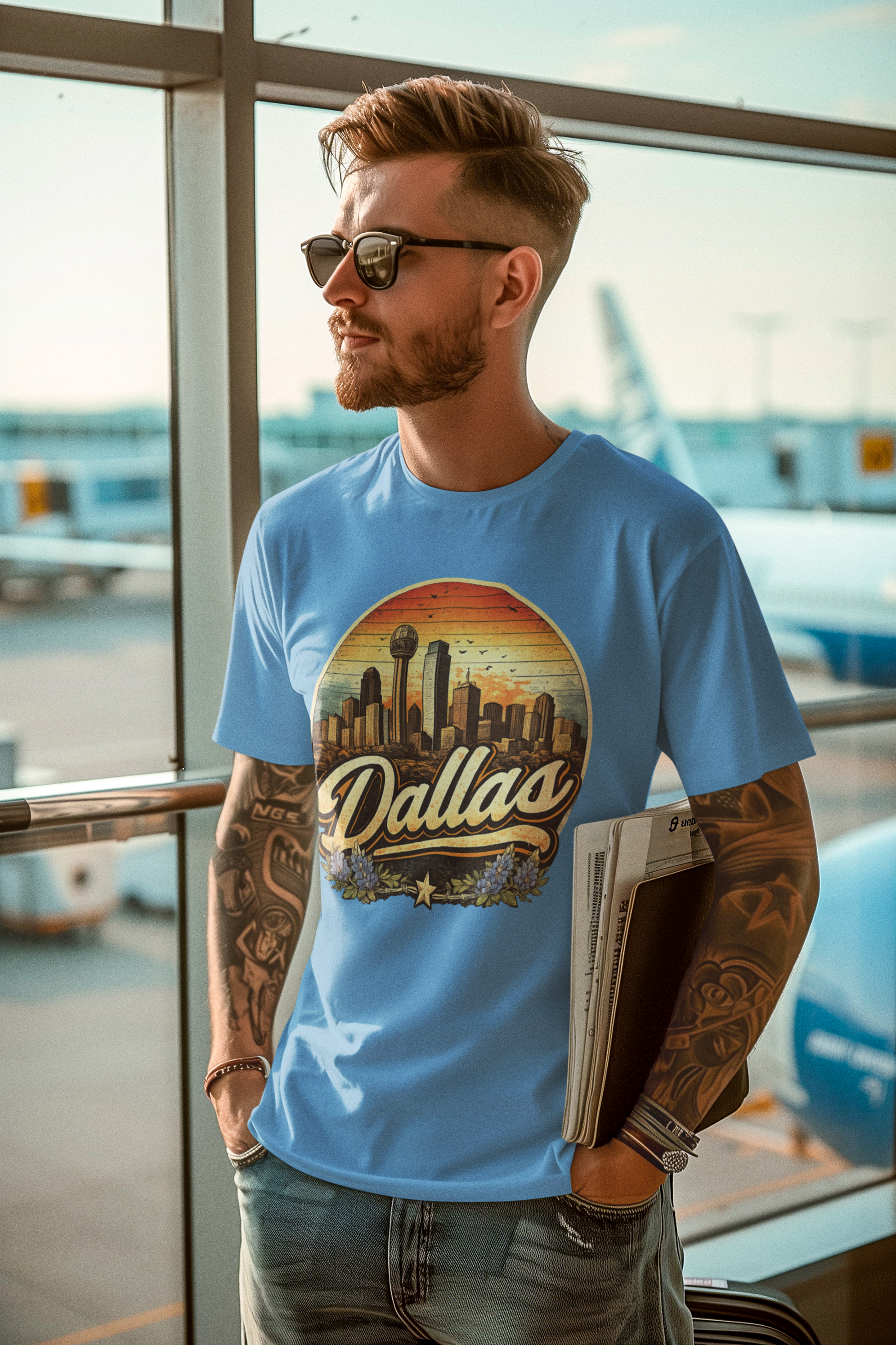 Dallas Skyline Graphic T-Shirt