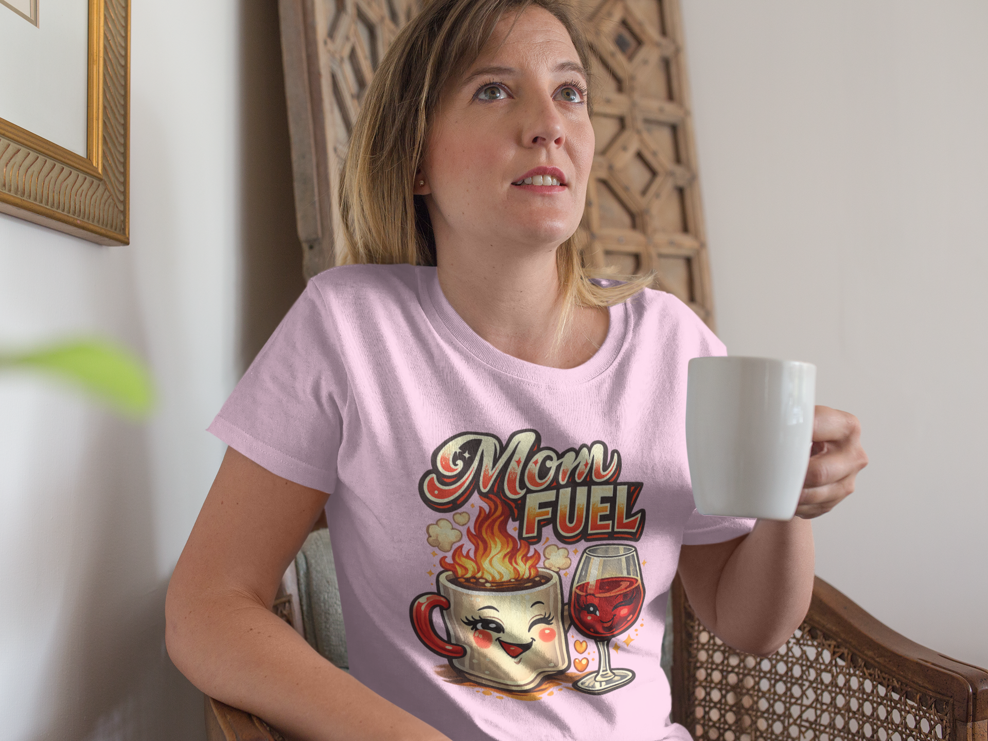Mom Fuel Short Sleeve T-Shirt