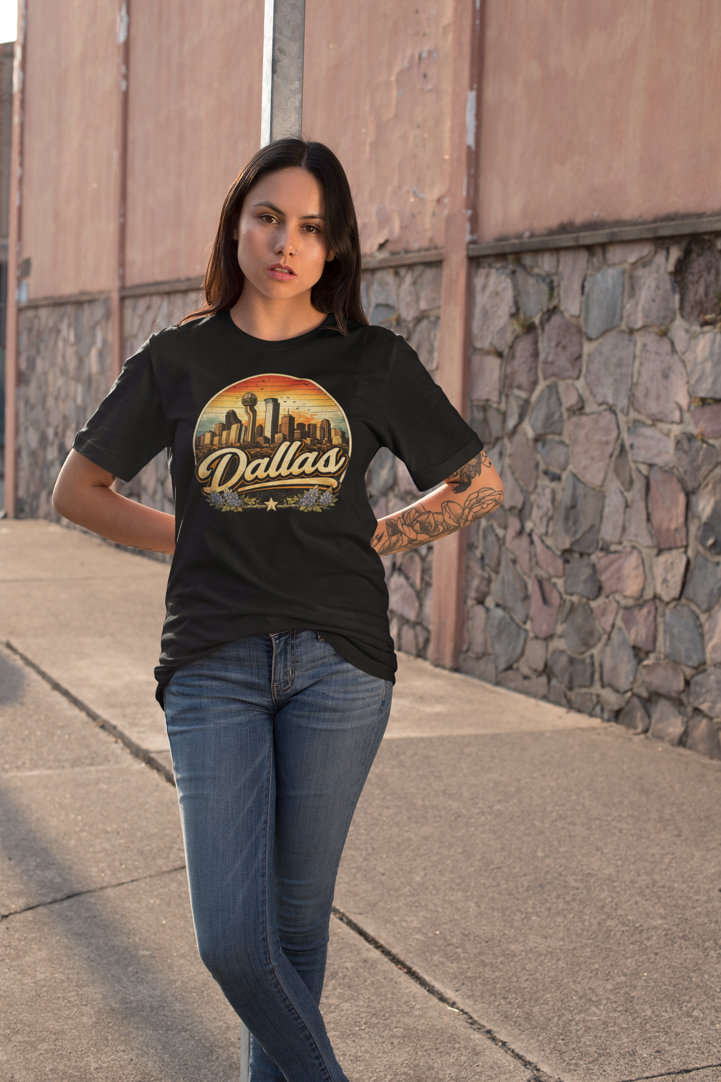 Dallas Skyline Graphic T-Shirt