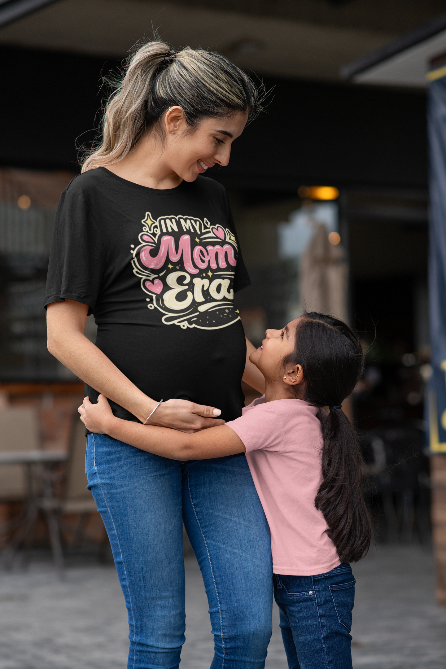 In My Mom Era Tee | Retro Pink Script Design