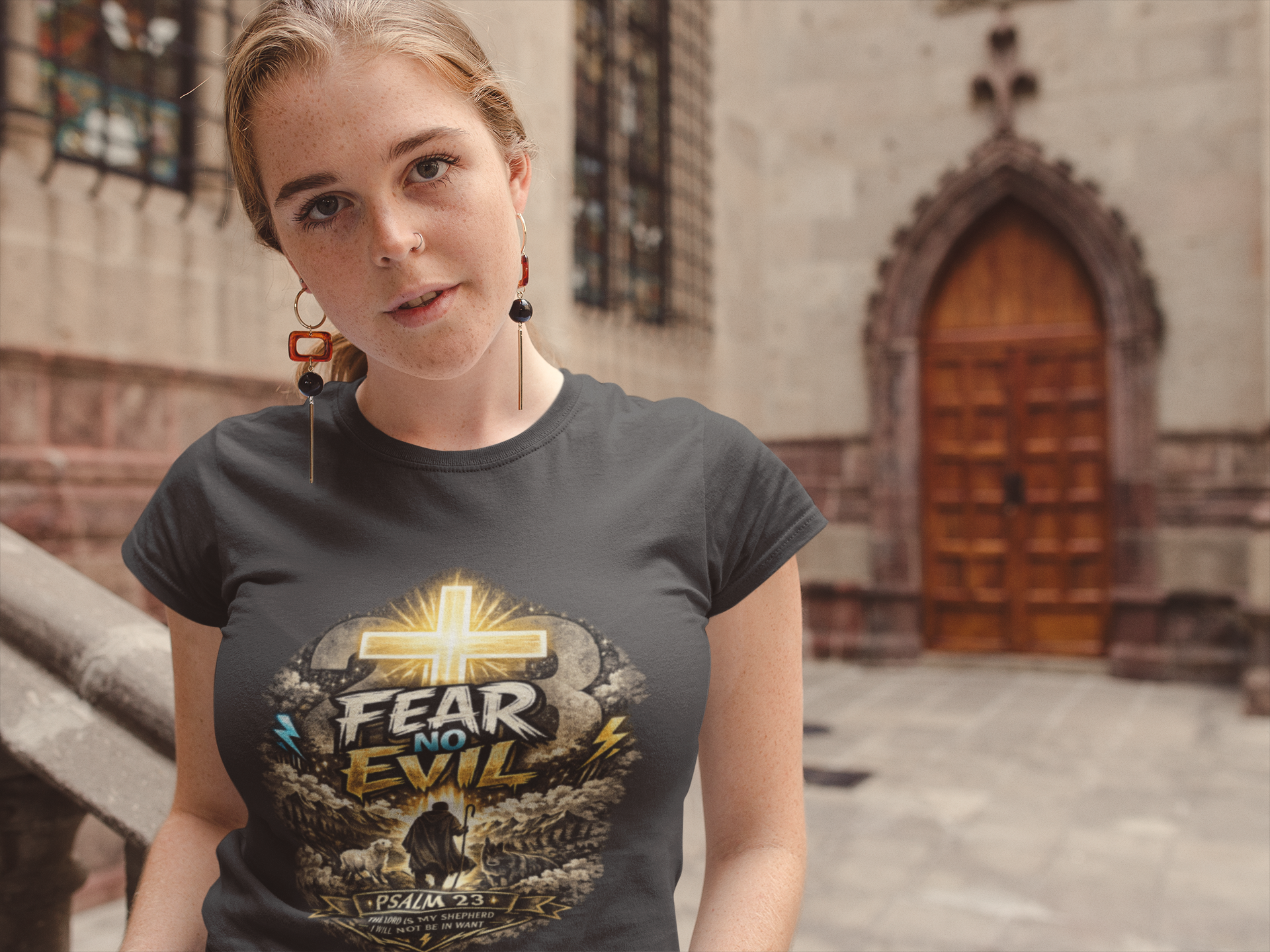 Psalm 23 Fear No Evil Tee Shirt