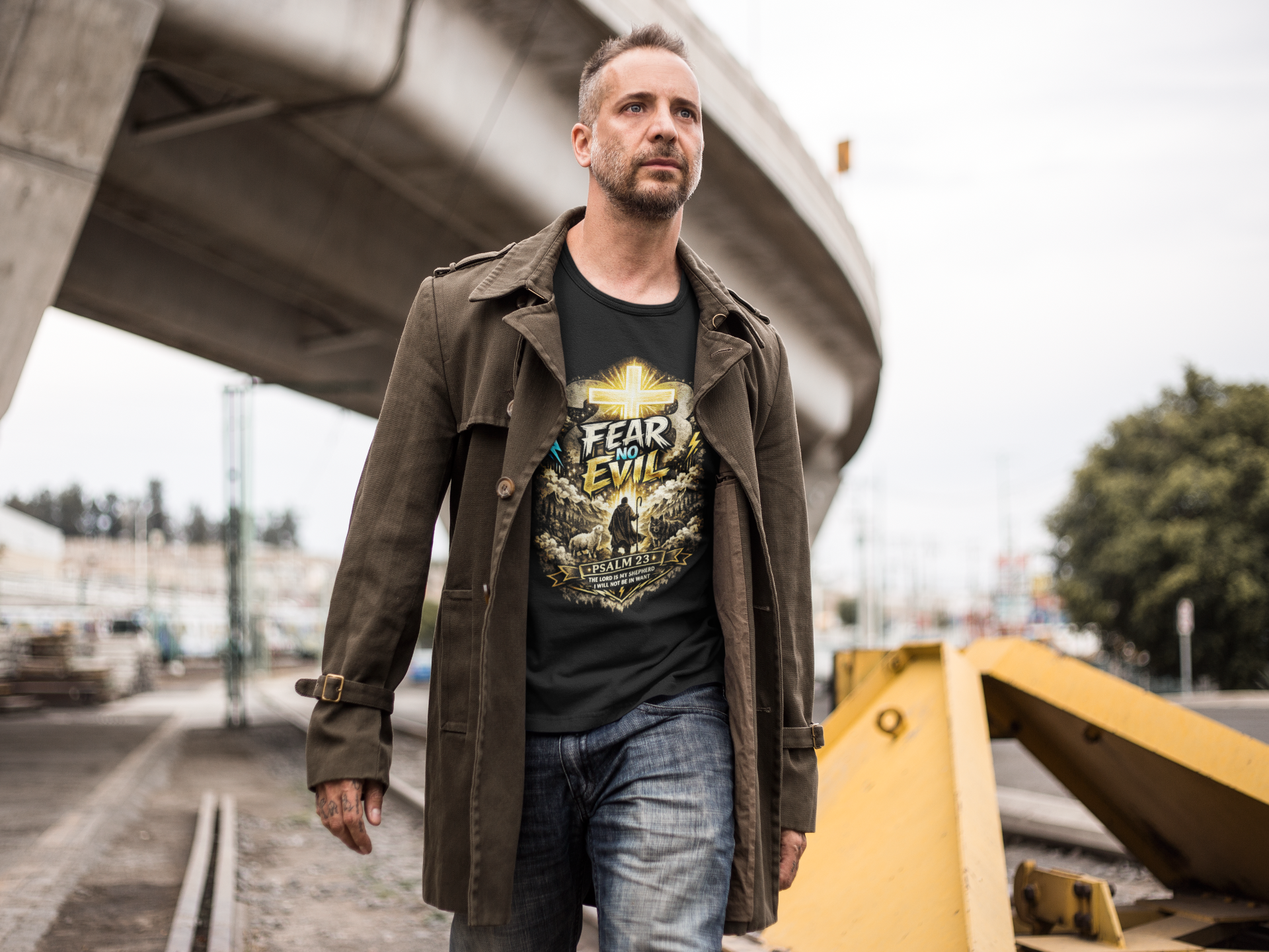 Psalm 23 Fear No Evil Tee Shirt