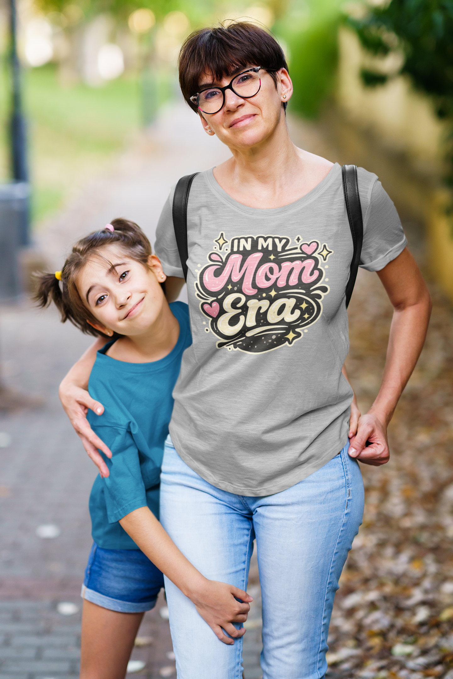 In My Mom Era Tee | Retro Pink Script Design