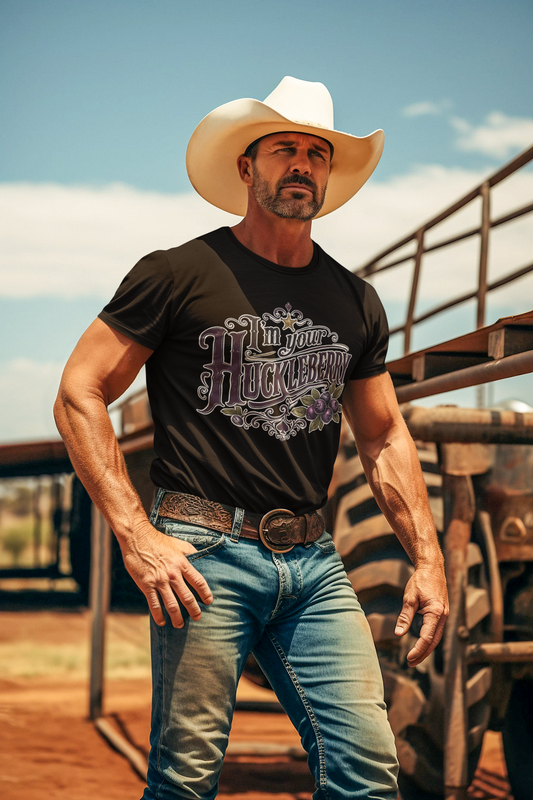I'm Your Huckleberry T-shirt | Vintage Huckleberry Illustration